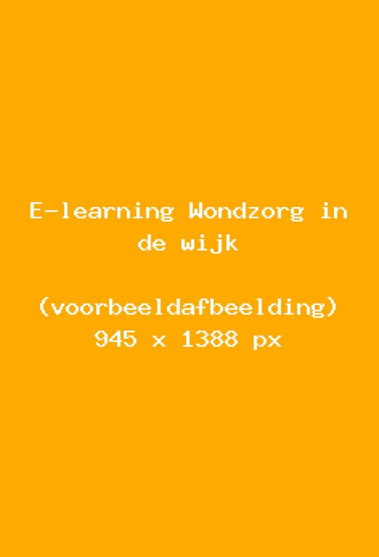 E-learning Wondzorg in de wijk